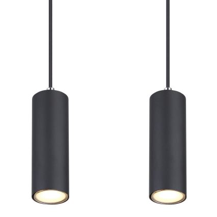 Globo - Висящ полилей 4xGU10/35W/230V черен