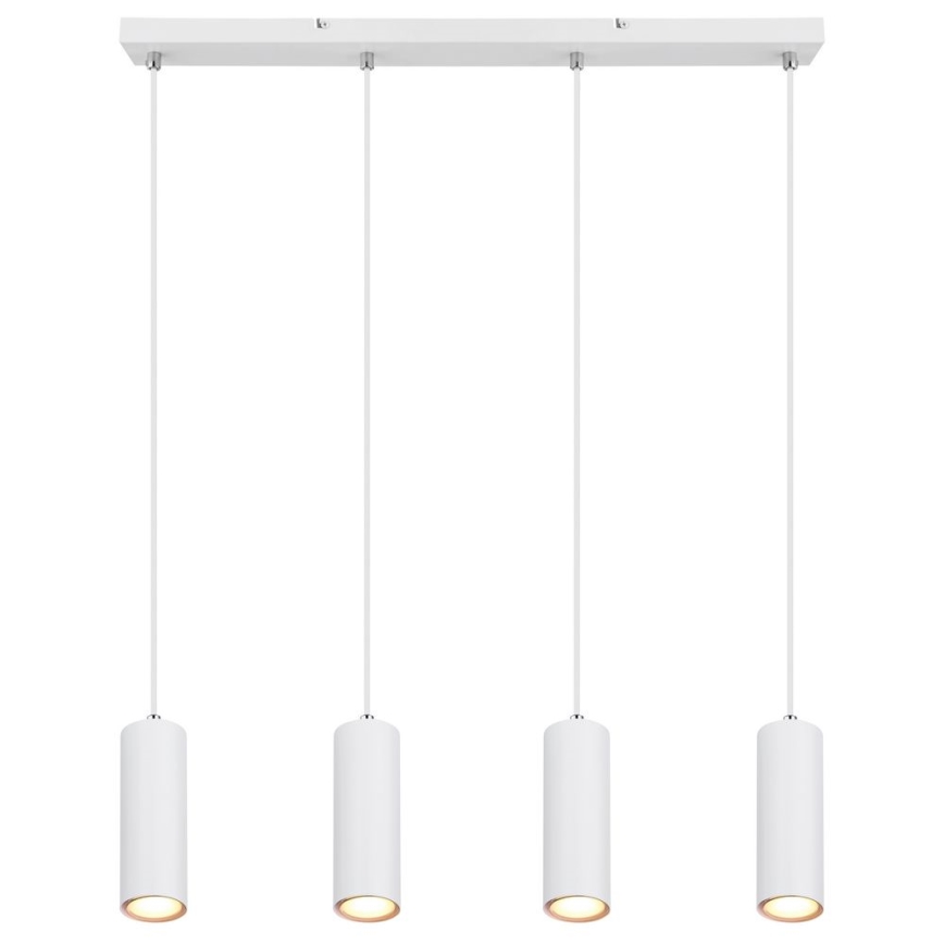 Globo - Висящ полилей 4xGU10/35W/230V бял