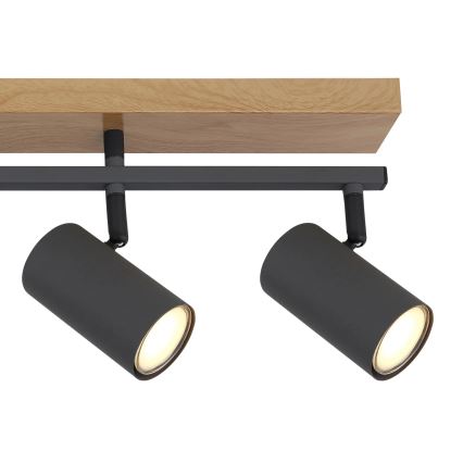 Globo - Спот 5xGU10/35W/230V кафяв/черен