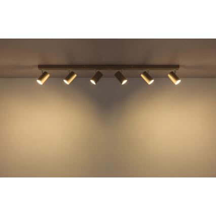 Globo - Спот осветително тяло 6xGU10/35W/230V бежово