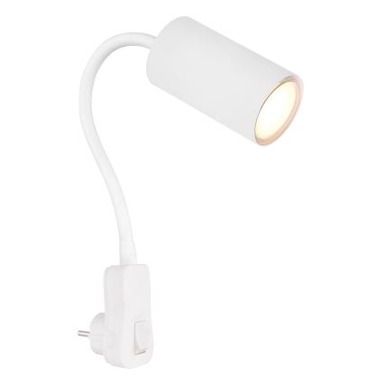 Globo - стенен спот за контакт 1xGU10/35W/230V бял