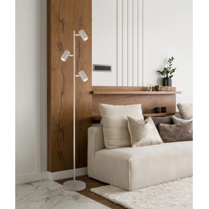 Globo - Подова лампа 3xGU10/5W/230V бежова