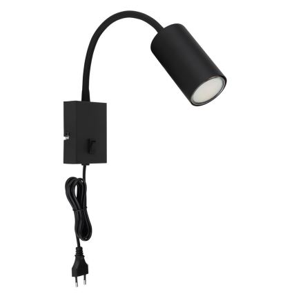 Globo - Гъвкав аплик 1xGU10/25W/230V черен