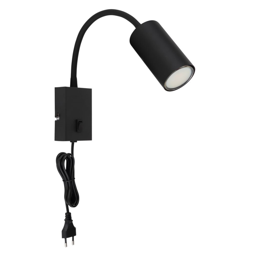 Globo - Гъвкав аплик 1xGU10/25W/230V черен