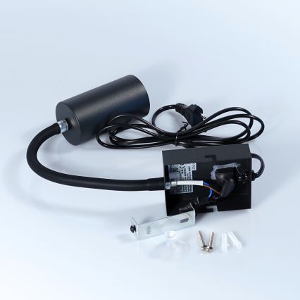 Globo - Гъвкав аплик 1xGU10/25W/230V черен