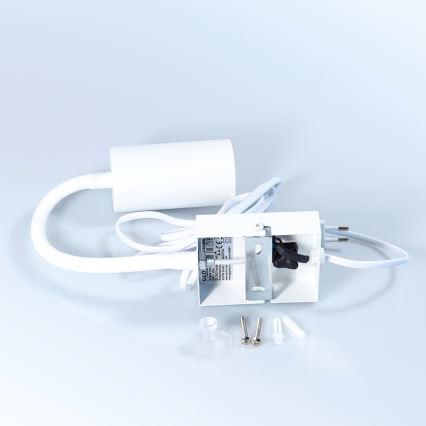 Globo - Гъвкав аплик 1xGU10/25W/230V бял