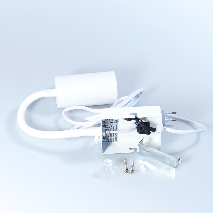 Globo - Гъвкав аплик 1xGU10/25W/230V бял