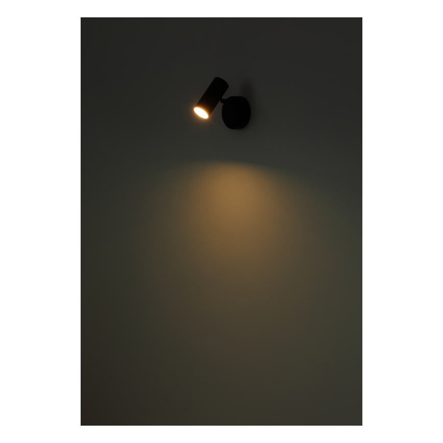 Globo - димируемо презареждаемо стенено точково осветително тяло LED/0,4W/3,7V 1800 mAh черно