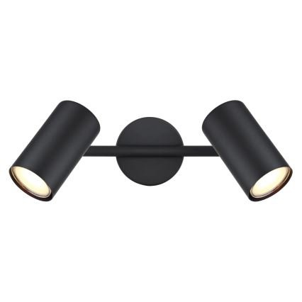 Globo - Спот 2xGU10/25W/230V черен