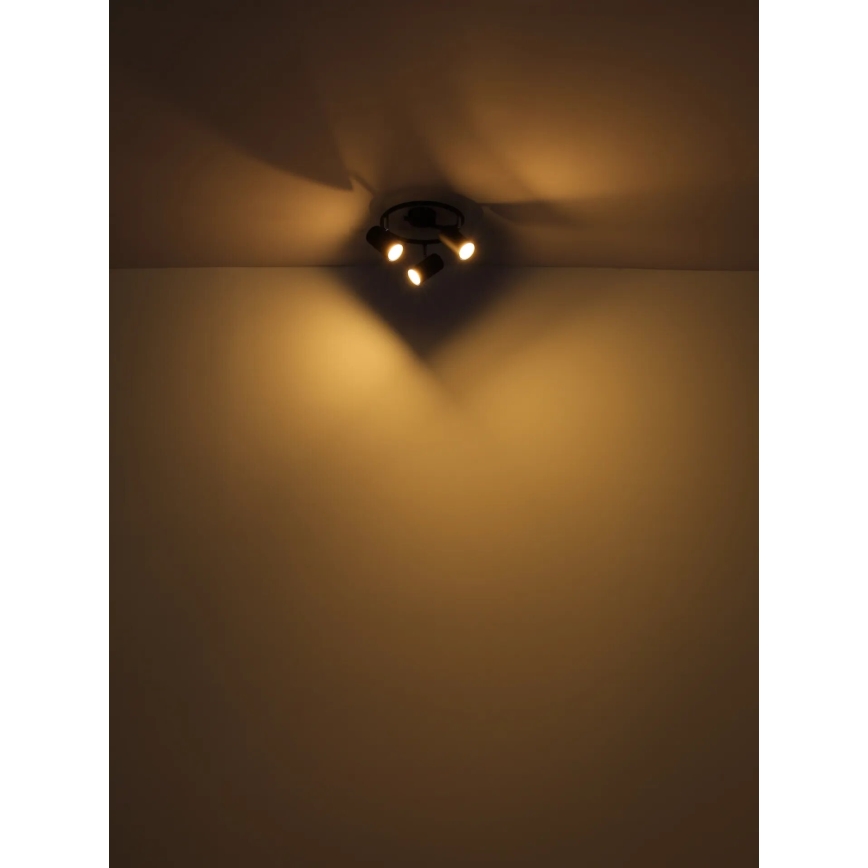 Globo - Спот 3xGU10/25W/230V черен