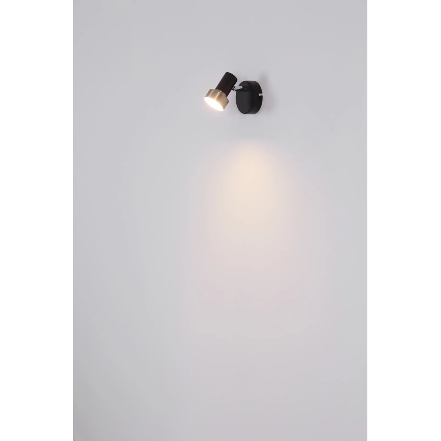 Globo - Спот аплик 1xGU10/25W/230V черен/златист