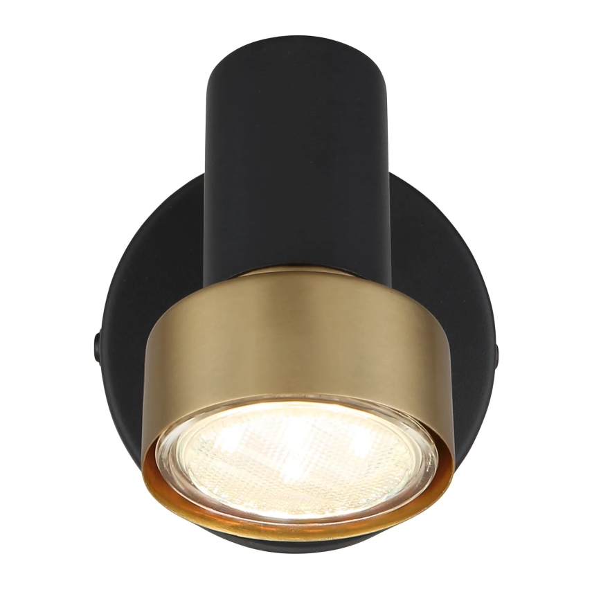 Globo - Спот аплик 1xGU10/25W/230V черен/златист