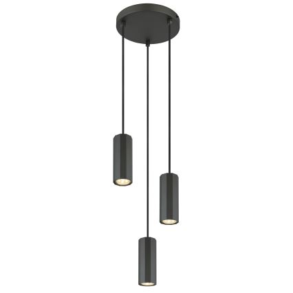 Globo - Пендел 3xGU10/25W/230V черен