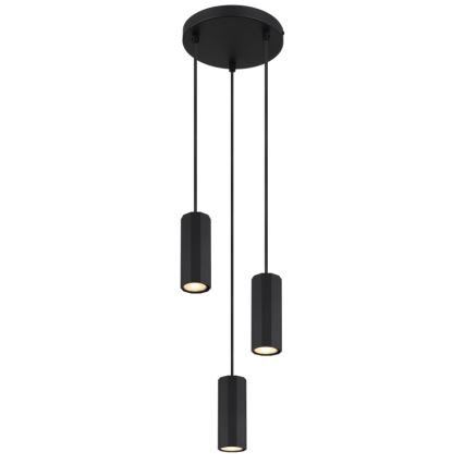 Globo - Пендел 3xGU10/25W/230V черен