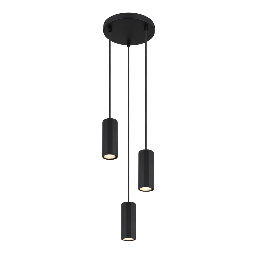 Globo - Пендел 3xGU10/25W/230V черен