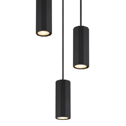 Globo - Пендел 3xGU10/25W/230V черен