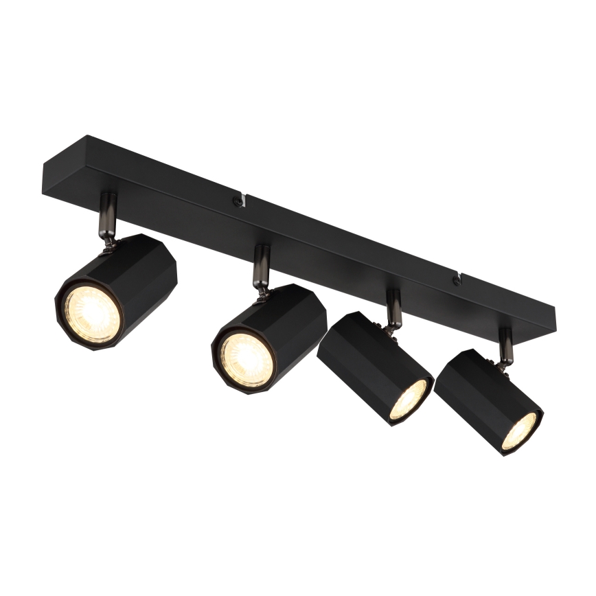 Globo - Спот 4xGU10/25W/230V черен