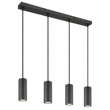 Globo - Пендел 4xGU10/25W/230V черен