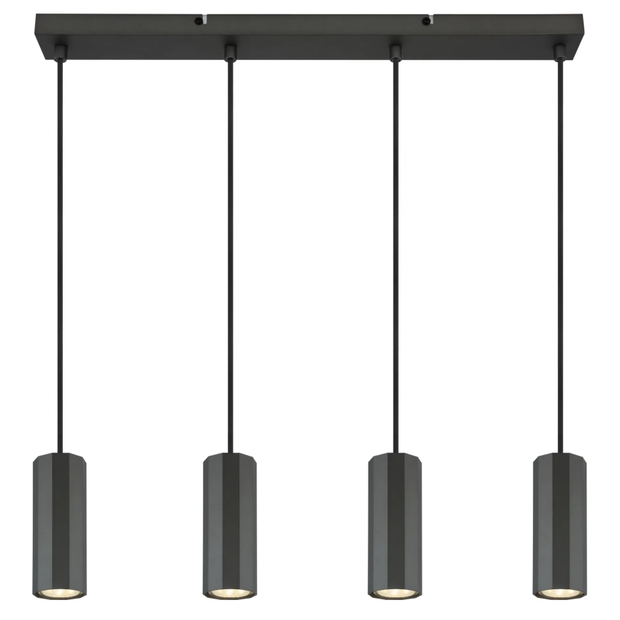 Globo - Пендел 4xGU10/25W/230V черен