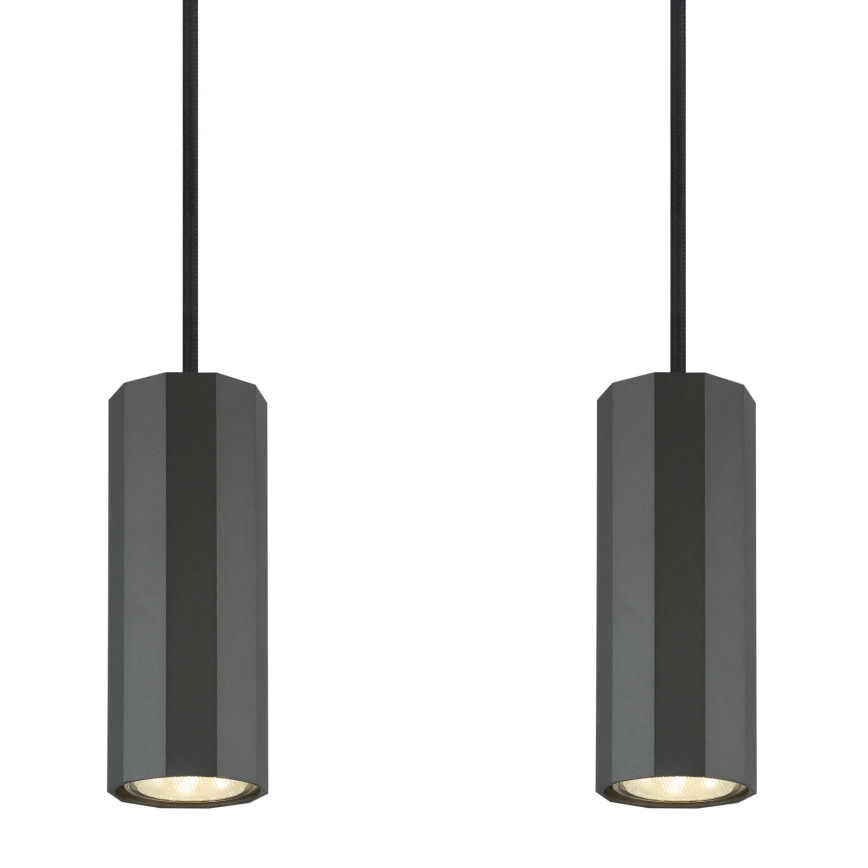 Globo - Пендел 4xGU10/25W/230V черен