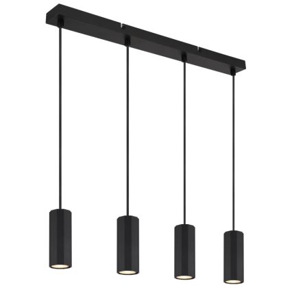 Globo - Пендел 4xGU10/25W/230V черен