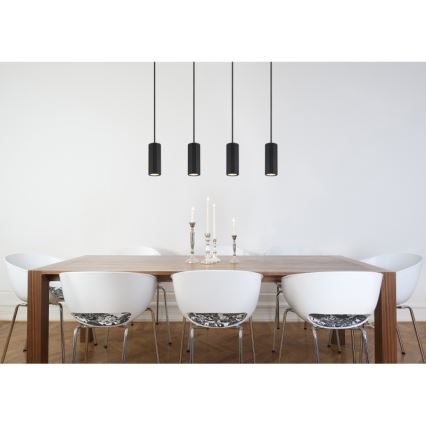 Globo - Пендел 4xGU10/25W/230V черен