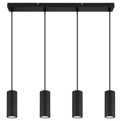 Globo - Пендел 4xGU10/25W/230V черен