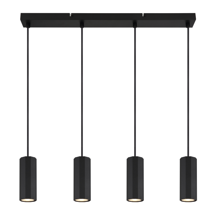 Globo - Пендел 4xGU10/25W/230V черен