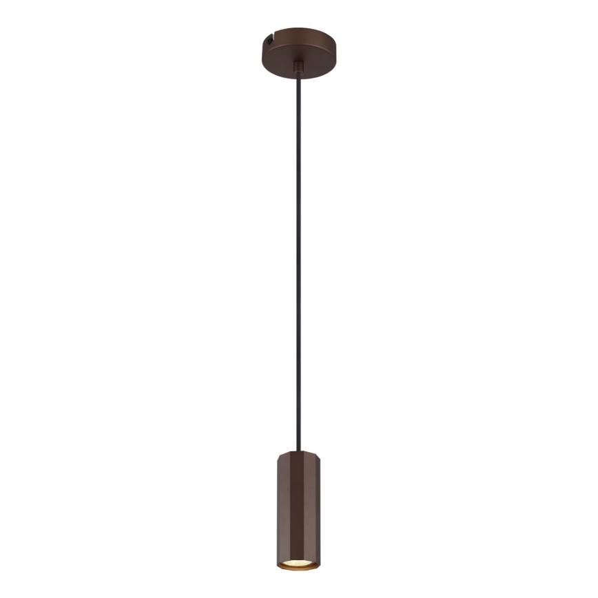 Globo - Пендел 1xGU10/25W/230V кафяв