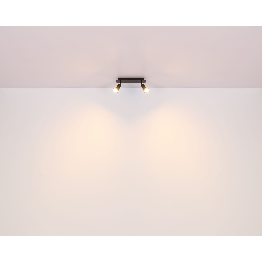 Globo - Спот 2xGU10/35W/230V черен