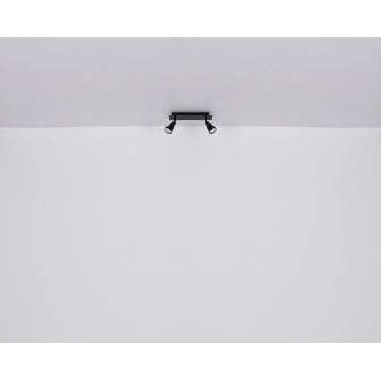 Globo - Спот 2xGU10/35W/230V черен