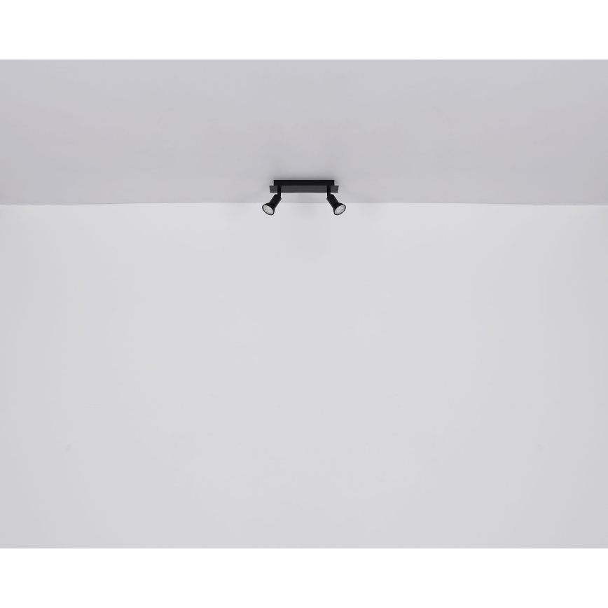 Globo - Спот 2xGU10/35W/230V черен