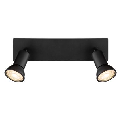 Globo - Спот 2xGU10/35W/230V черен