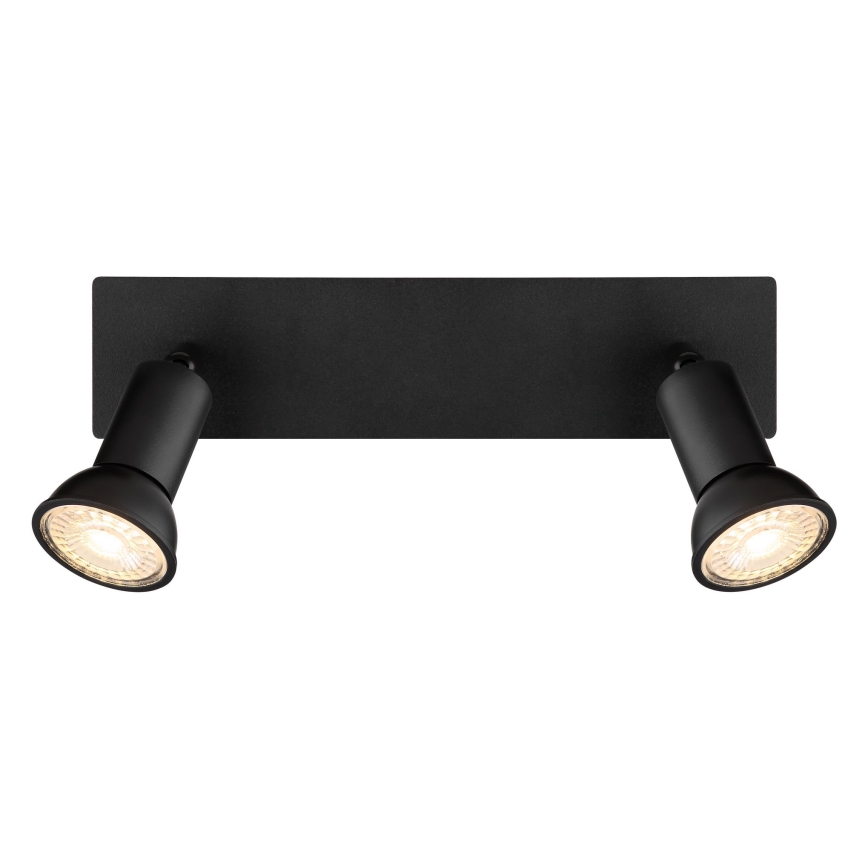 Globo - Спот 2xGU10/35W/230V черен