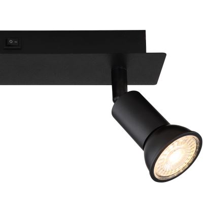 Globo - Спот 2xGU10/35W/230V черен