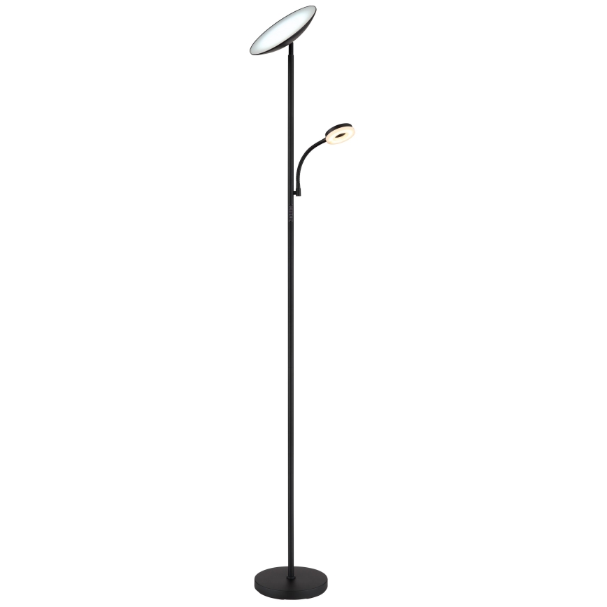 Globo - LED Димируем лампион LED/20W/230V+ LED/5W 3000/4000/6500K черен