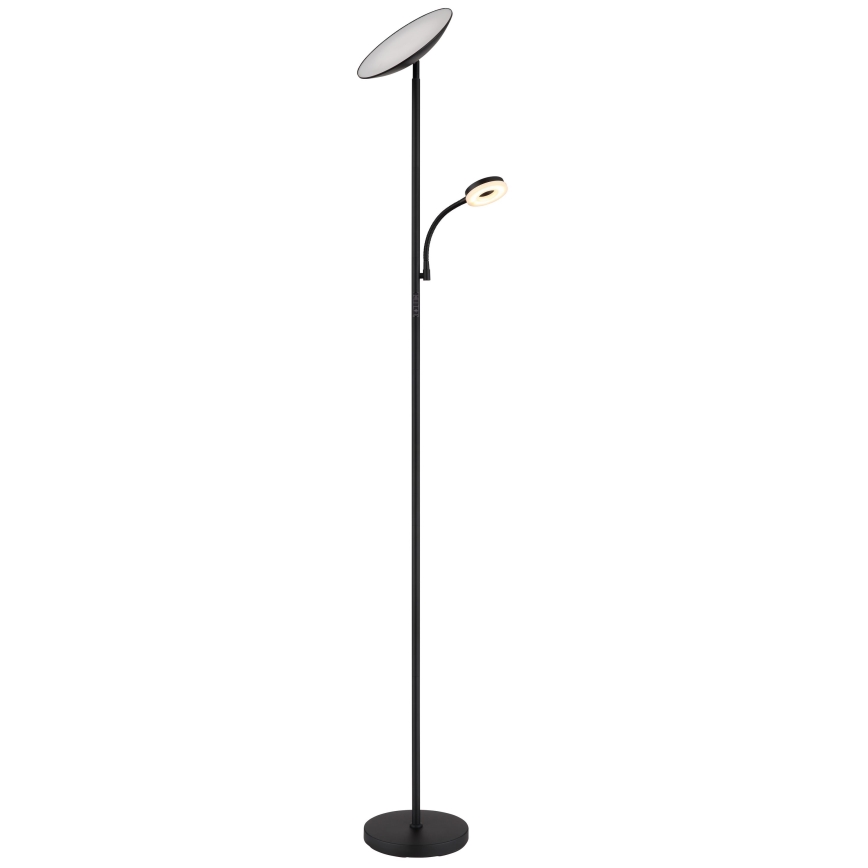 Globo - LED Димируем лампион LED/20W/230V+ LED/5W 3000/4000/6500K черен