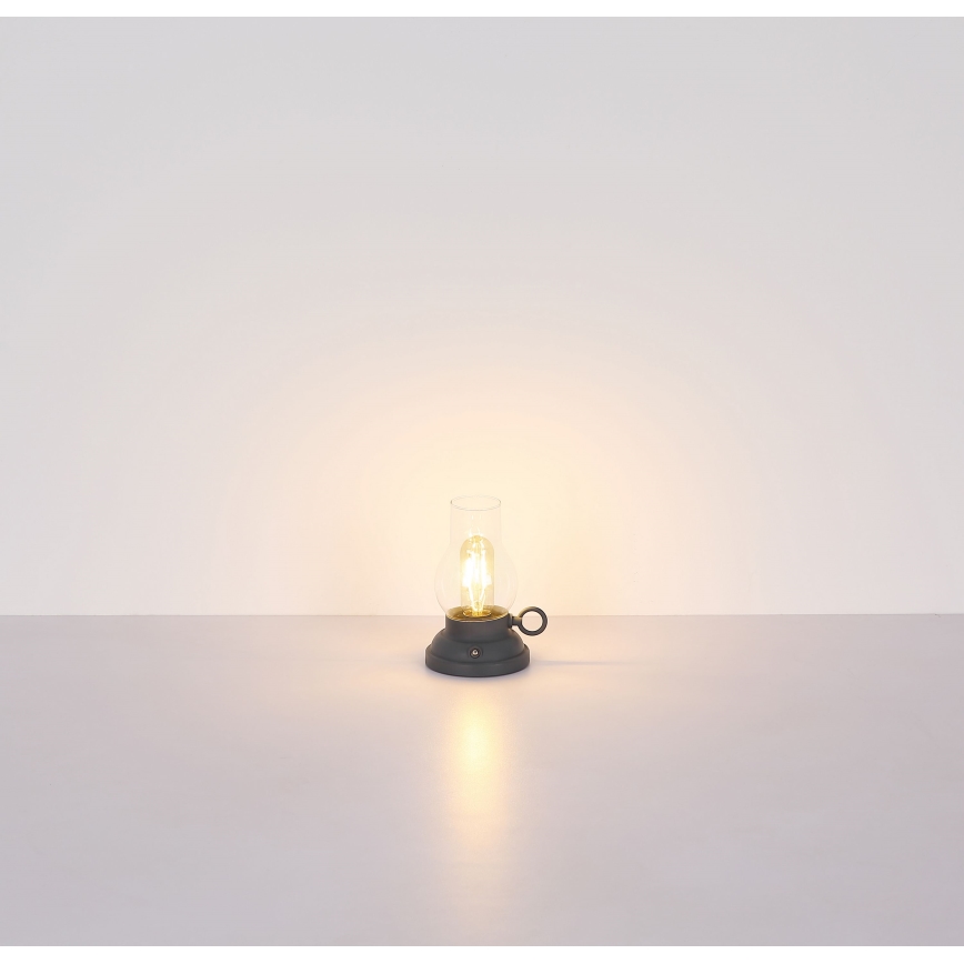 Globo - LED Димируема акумулаторна настолна touch лампа LED/1W/3,7V 1200 mAh антрацит