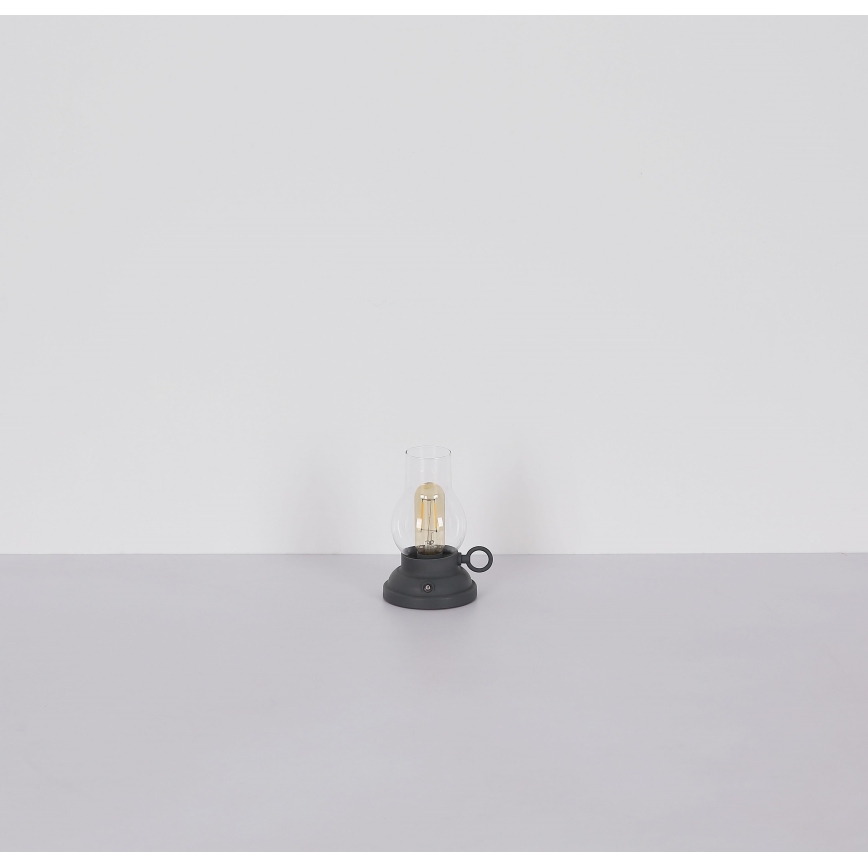 Globo - LED Димируема акумулаторна настолна touch лампа LED/1W/3,7V 1200 mAh антрацит