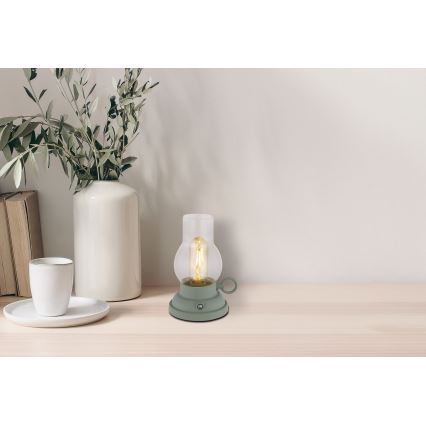 Globo - LED Димируема акумулаторна настолна touch лампа LED/1W/3,7V 1200 mAh зелен