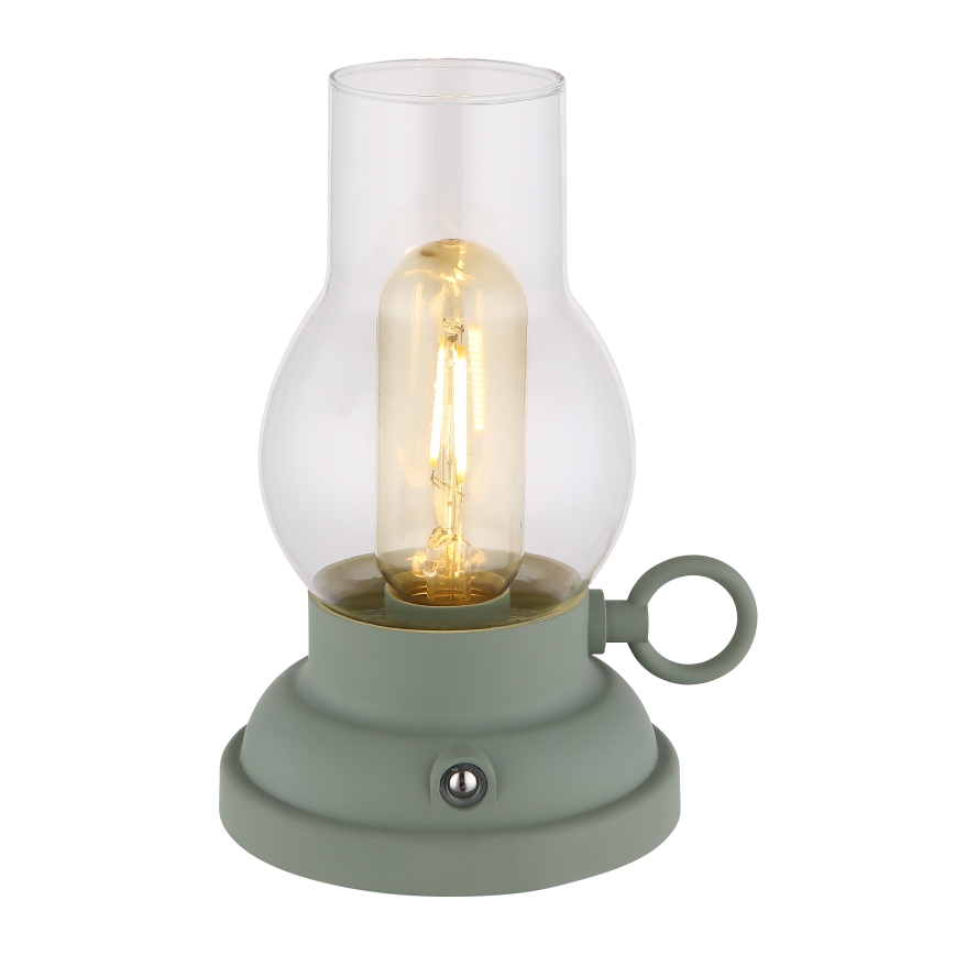 Globo - LED Димируема акумулаторна настолна touch лампа LED/1W/3,7V 1200 mAh зелен