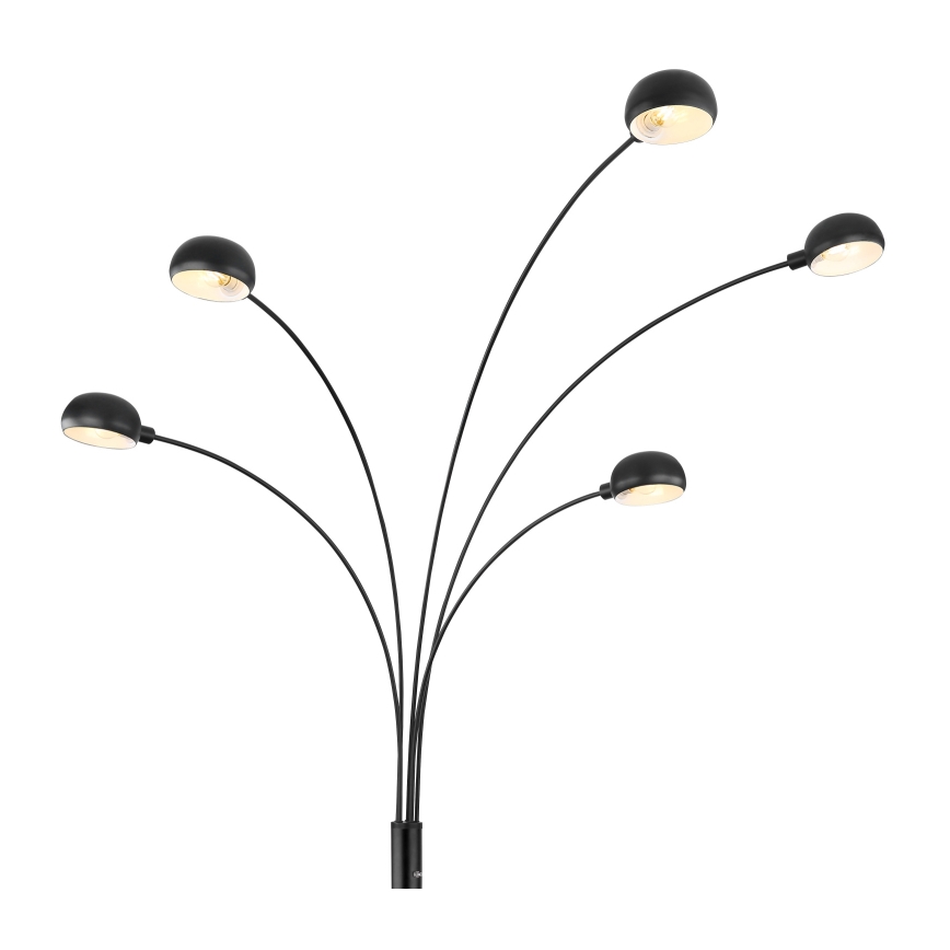 Globo - Лампион 5xE14/40W/230V черен