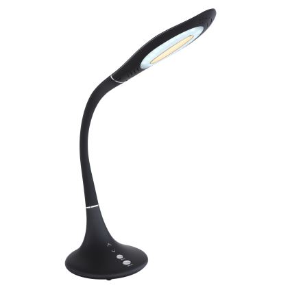Globo - LED димируема сензорна гъвкава настолна лампа, 9W, 230V, 3000/4000/6500K, черна