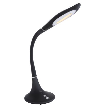 Globo - LED димируема сензорна гъвкава настолна лампа, 9W, 230V, 3000/4000/6500K, черна