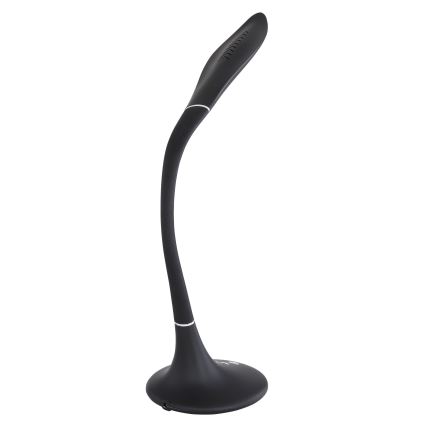Globo - LED димируема сензорна гъвкава настолна лампа, 9W, 230V, 3000/4000/6500K, черна
