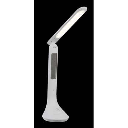 Globo - LED Димируема акумулаторна настолна лампа с дисплей LED/4W/230V 2200 mAh бял