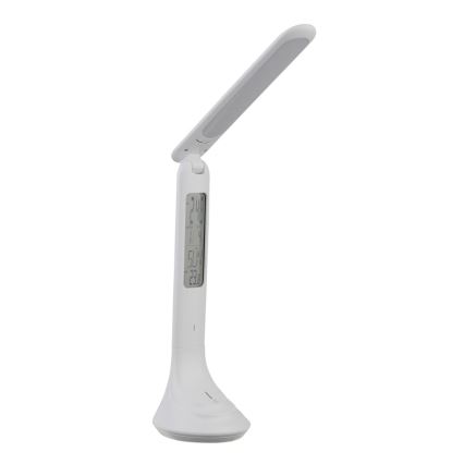 Globo - LED Димируема акумулаторна настолна лампа с дисплей LED/4W/230V 2200 mAh бял