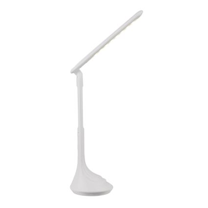 Globo - LED Димируема акумулаторна настолна лампа с дисплей LED/4W/230V 2200 mAh бял