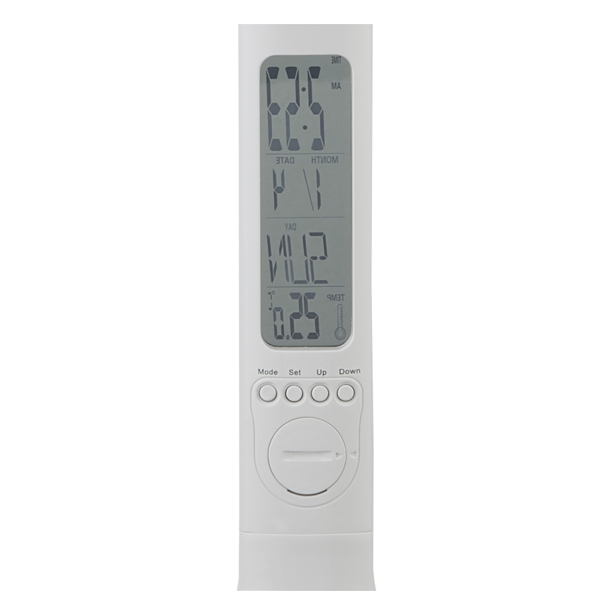 Globo - LED Димируема акумулаторна настолна лампа с дисплей LED/4W/230V 2200 mAh бял
