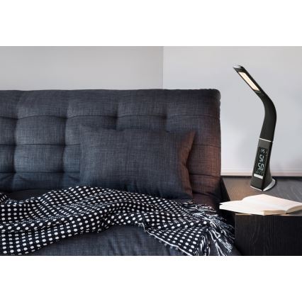 Globo - Димируема LED настолна лампа със сензорно управление и дисплей LED/6,5W/230V 3000/4500/5800K черна